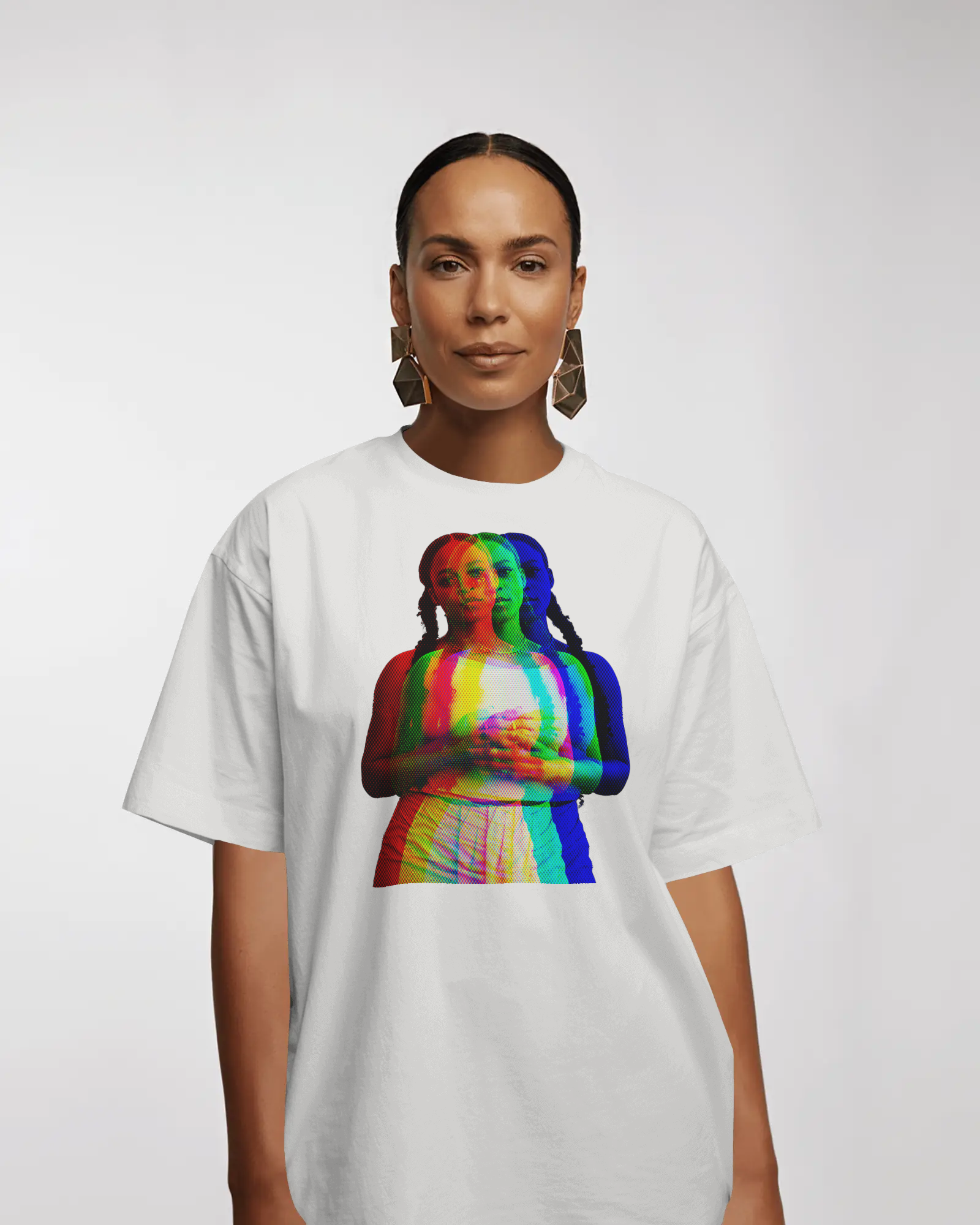 Lila Ike T-shirt White