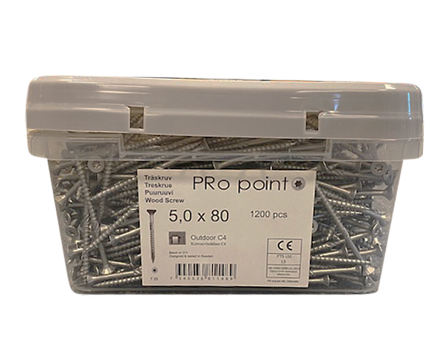 Wood screw outside C4+ large pack , speed+ thread Pro-Point - 20