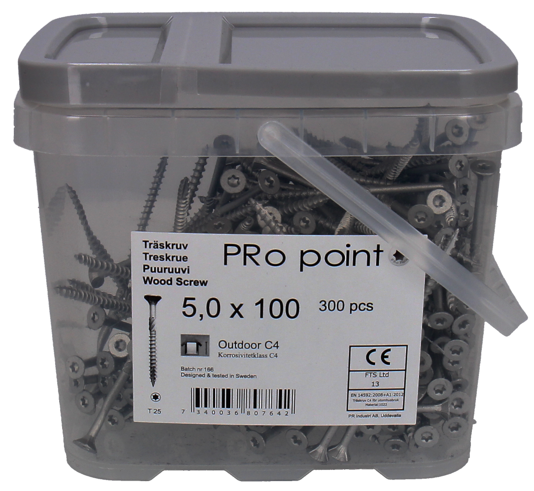 Wood screw outside C4+ large pack , speed+ thread Pro-Point - 11