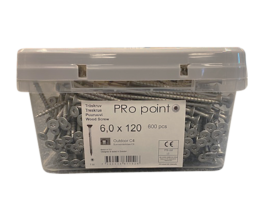 Wood screw outside C4+ large pack , speed+ thread Pro-Point - 16