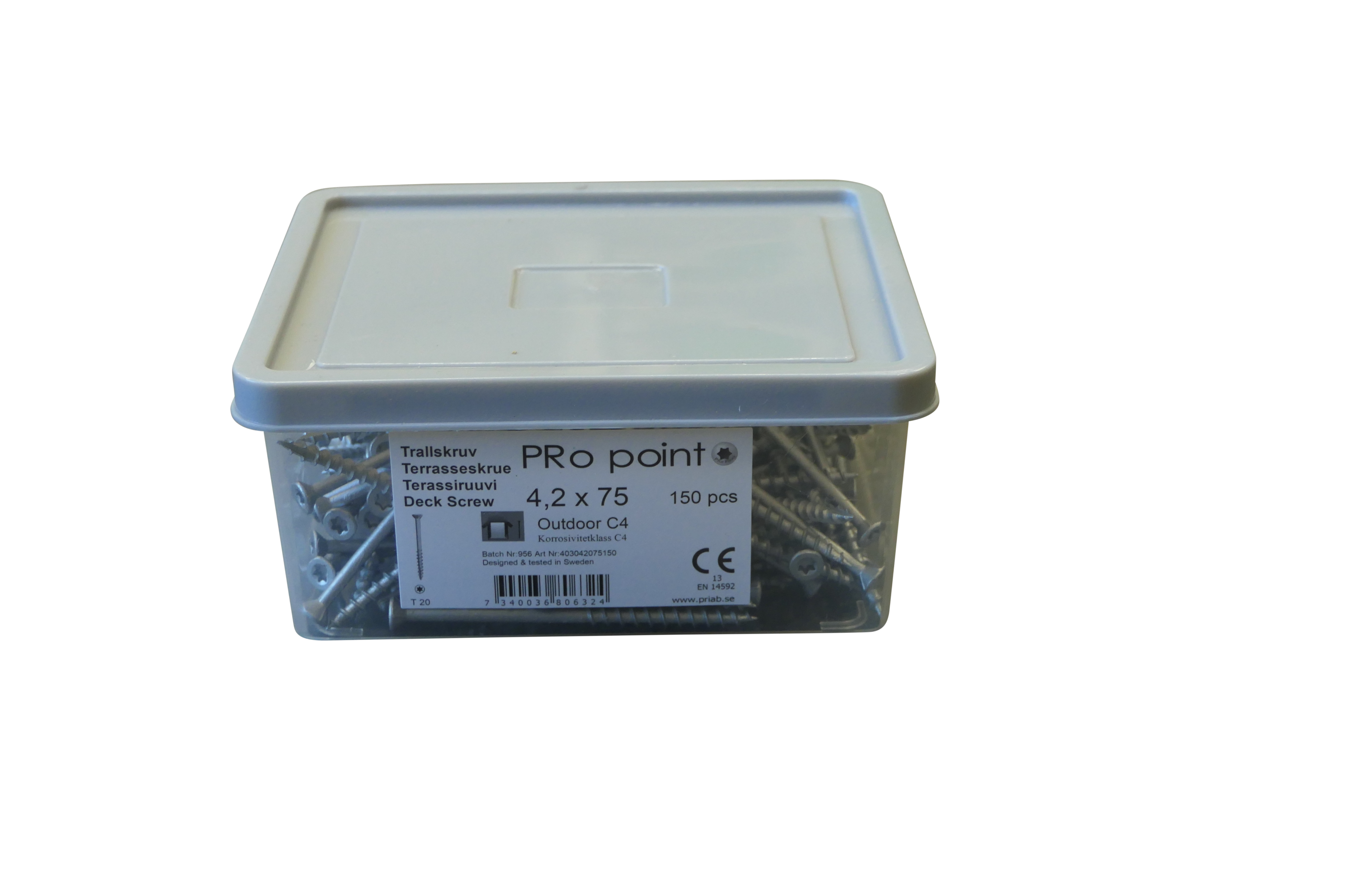 Terrassebordskruer C4 pro+ for utendørs bruk ( 250 stk ) - 2
