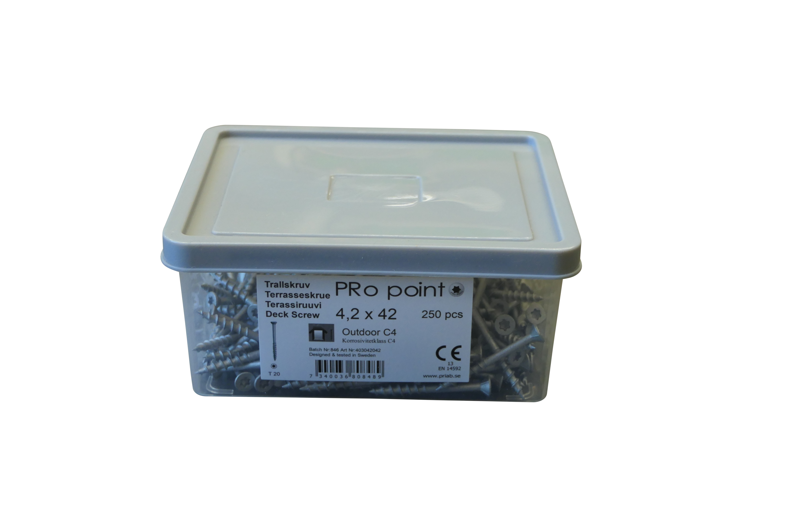 Terrassebordskruer C4 pro+ for utendørs bruk ( 250 stk ) - 3