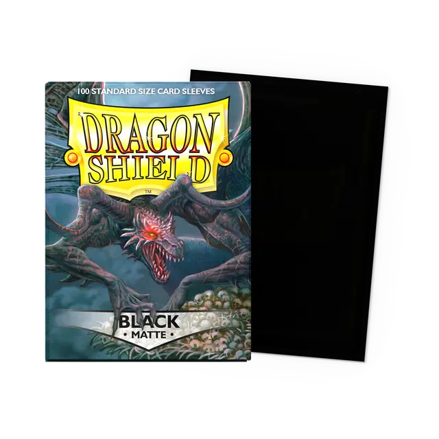 Dragon Shield: Black - Matte Sleeves - Standard Size