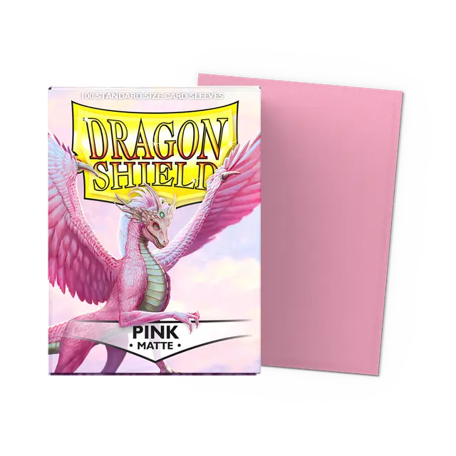 Dragon Shield: Pink - Matte Sleeves - Standard Size