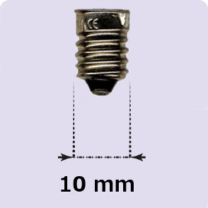 Signallampa E10 T10x28 420mA 5W 12V - lamportillallt