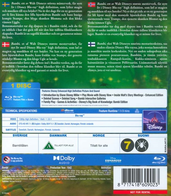 Bambi (Disney) (Blu-ray) - 2