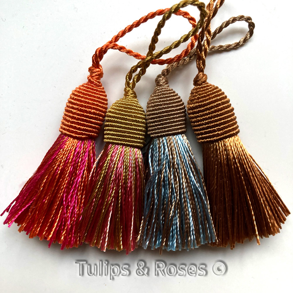 Tassel Bourdon 5,5 cm Pink/Gold 174 - 2
