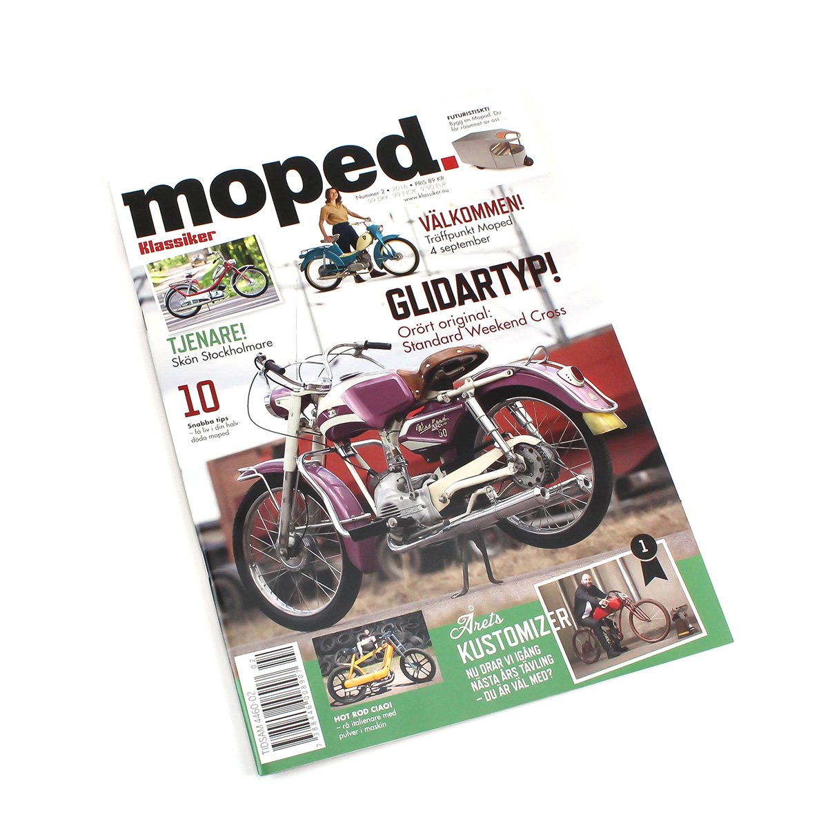 Die Zeitschrift moped Nr. 2, 2016.