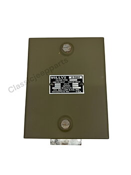 Radio filter “Filterette” WILLYS MB NOS med repro dataplåt