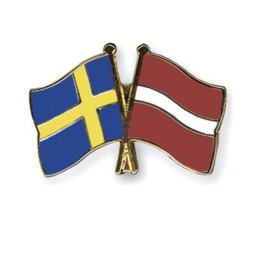 Pins Sweden-Latvia