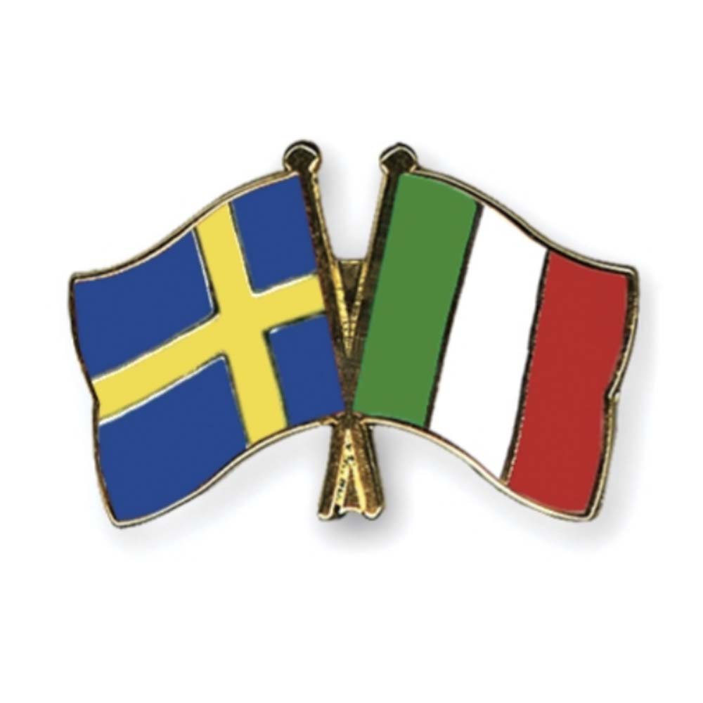 Pins Sweden-Italy