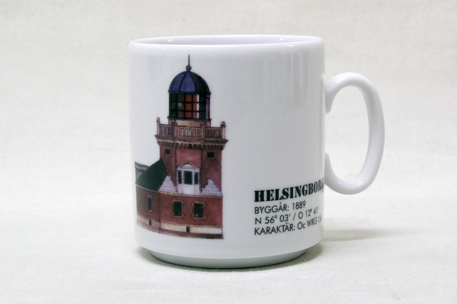 Lighthouse mug Helsingborg
