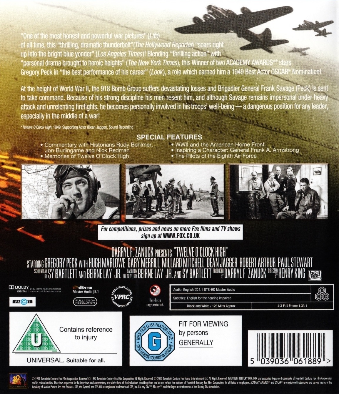 Twelve O'Clock High (ej svensk text) (Blu-ray) - 2