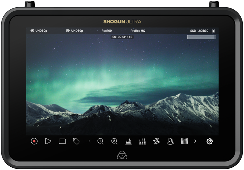 Atomos Shogun Ultra 7" HDR Monitor Recorder 8K RAW - 2