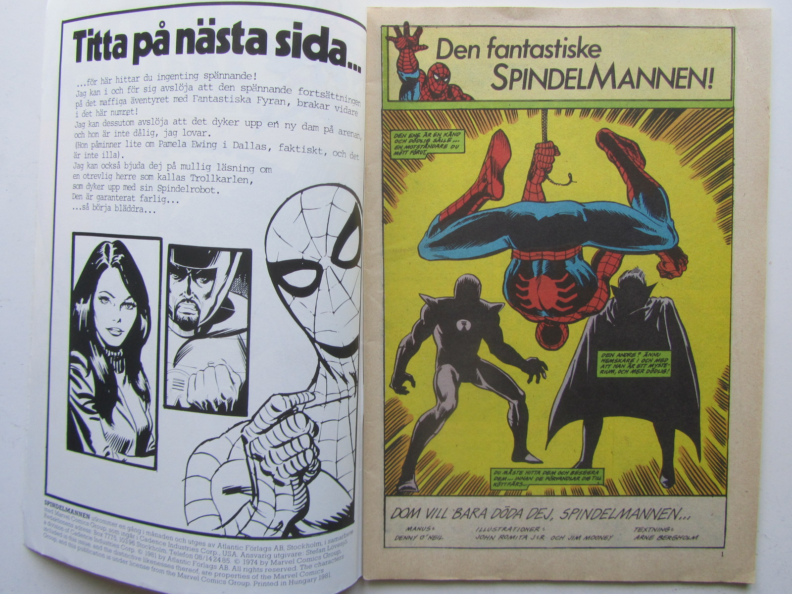 Spindelmannen 1981 11 Vg+ - 3
