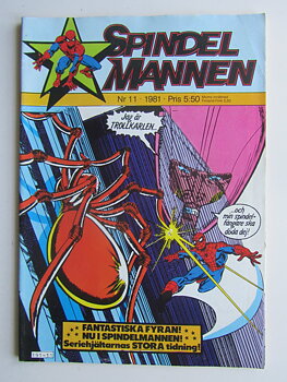 Spindelmannen 1981 11 Vg+