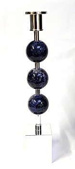 Kulljusstake , försilvrad , sodalit
