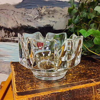Corona skål från Orrefors 