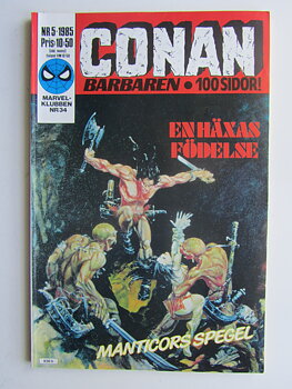 Conan 1985 05 Vg+