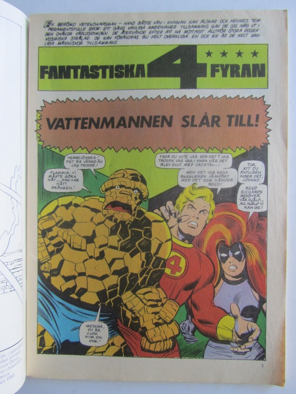 Fantastiska Fyran 1980 07 Vg+ - 3