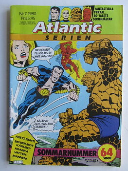 Fantastiska Fyran 1980 07 Vg+