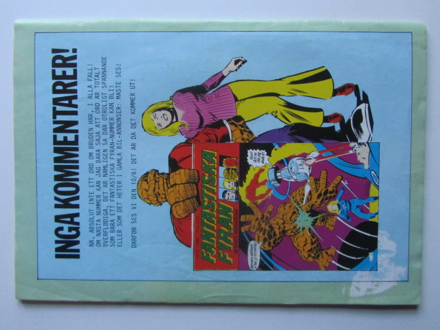 Fantastiska Fyran 1981 05 Vg- - 2