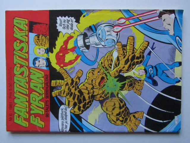 Fantastiska Fyran 1981 06 Vg