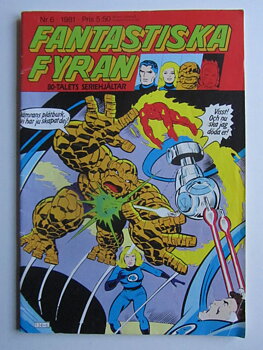 Fantastiska Fyran 1981 06 Vg