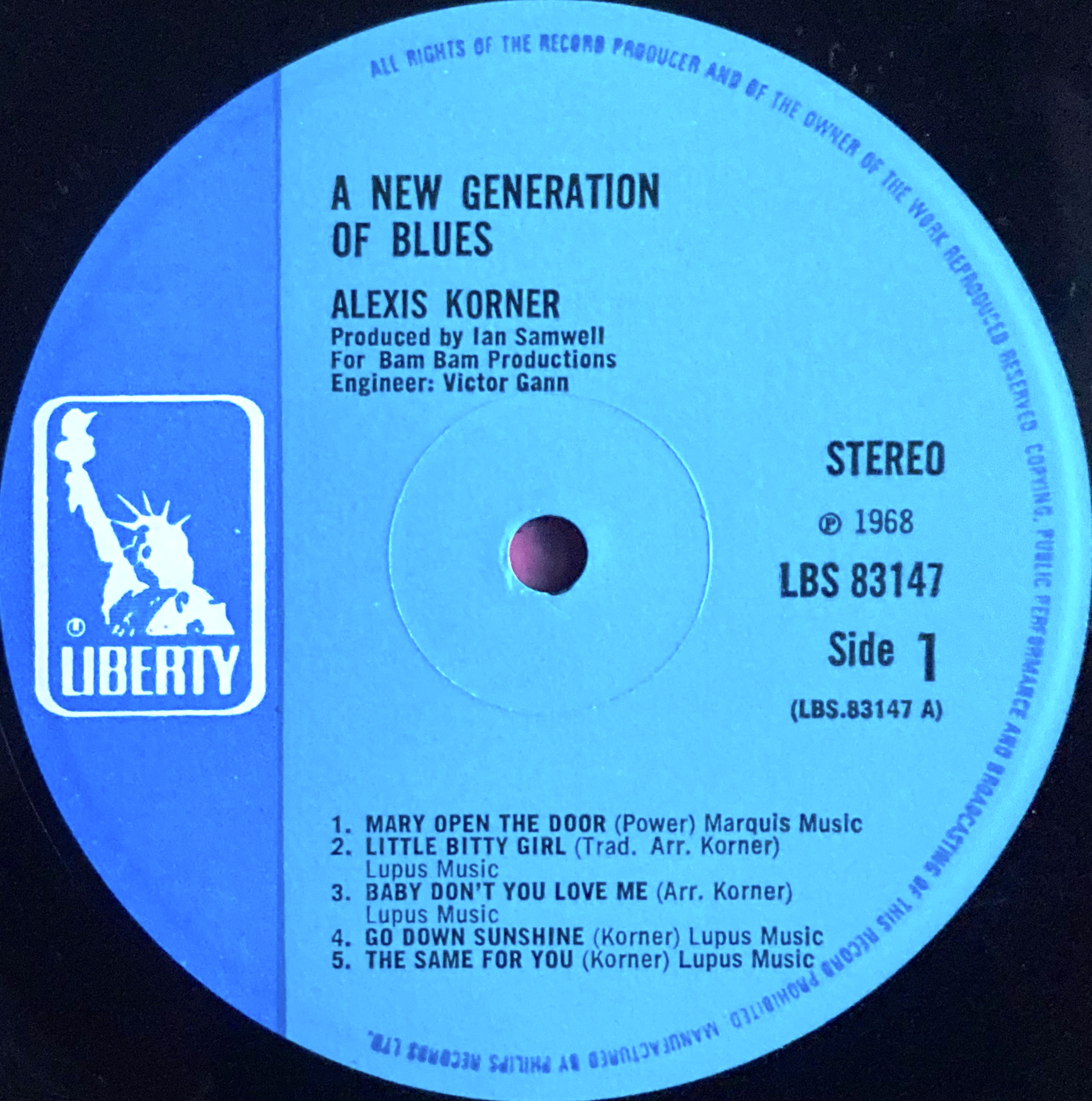 ALEXIS KORNER - A new generation of blues UK-orig LP 1968 - 3