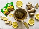 Tulsi Lemon Ginger Te Eko, 25 tepåsar Organic India