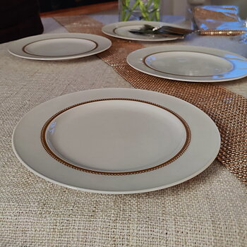 Tallrik med gulddekor från Rosenthal