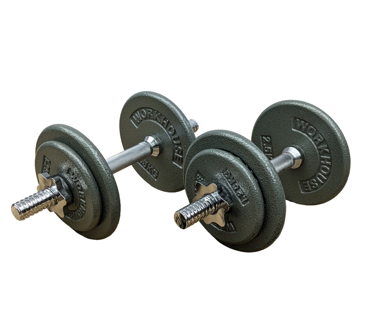 Hantelpaket 2x10 kg Järn