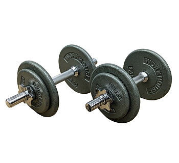 Hantelpaket 2x10 kg Järn