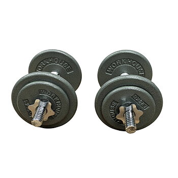 Hantelpaket 2x10 kg Järn
