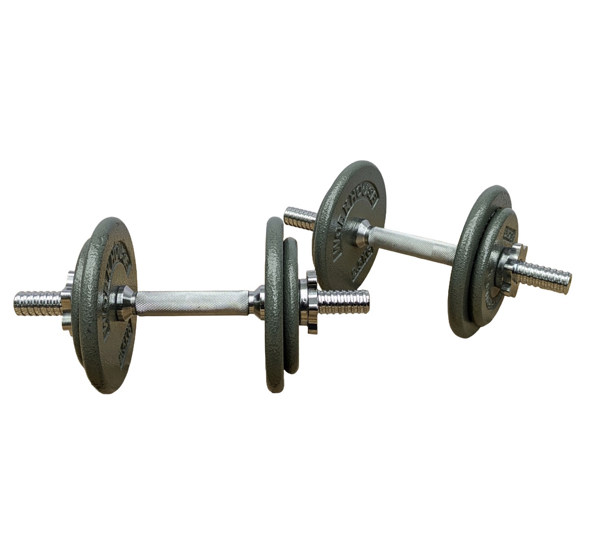 Hantelpaket 2x10 kg Järn - 3