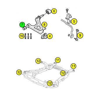 Bussning främre bärarm 9-5 (7)