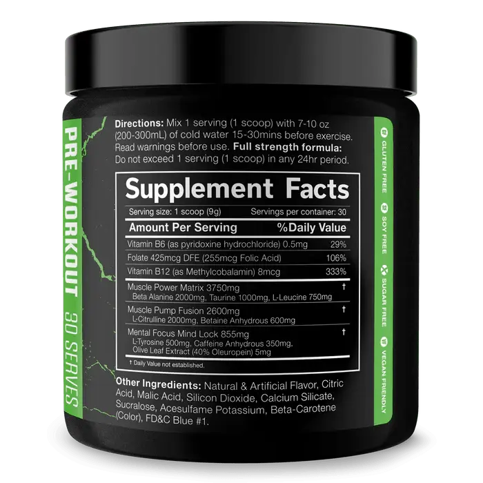 Shadow pre workout