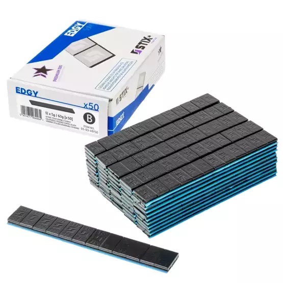 Klistervikt (svart-Edgy ) 3kg PREMIUM 12x5g 