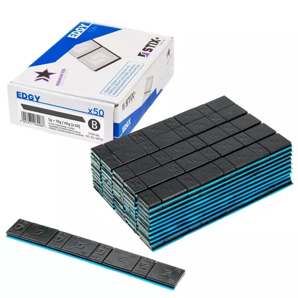 Klistervikt (svart-Edgy ) 3kg PREMIUM 5g/10g