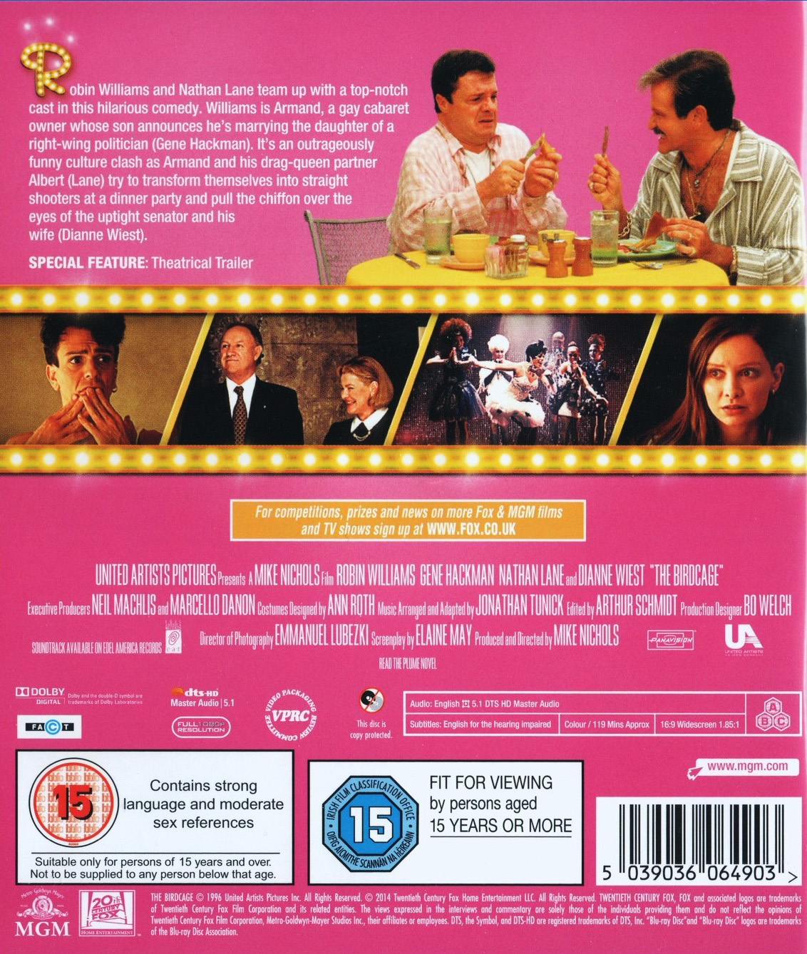 Birdcage (ej svensk text) (Blu-ray) - 2