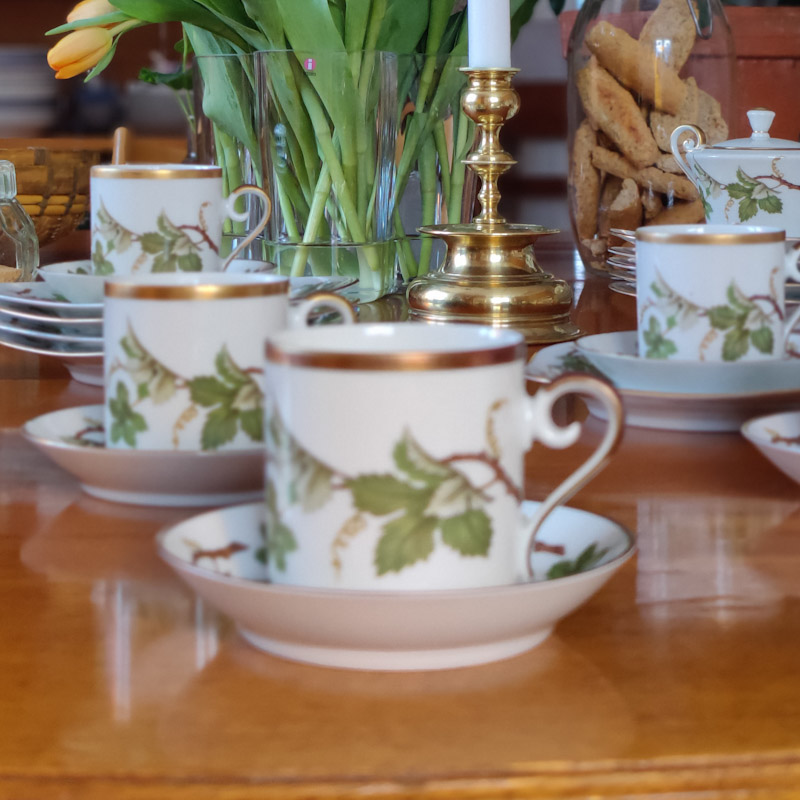 Vinranka kaffekopp från Hackefors 