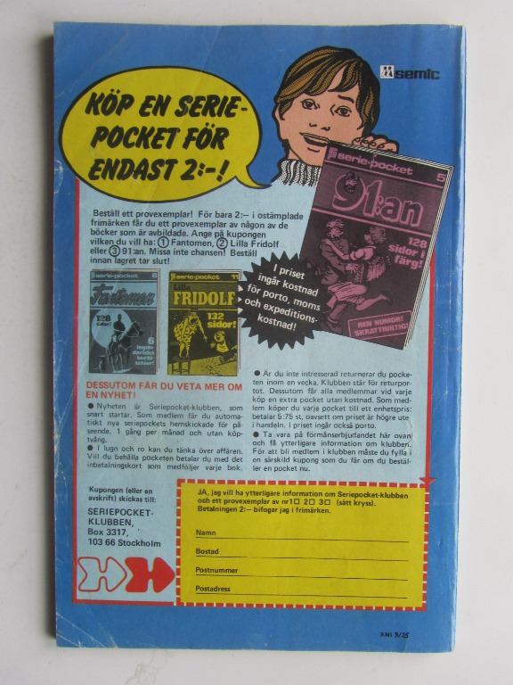 Agent X9 1975 09 Vg+ - 2