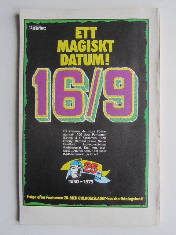 Agent X9 1975 10 Vg+ - 2