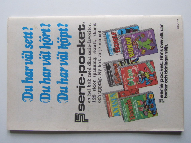 Helgonet 1973 01 Vg+ - 2