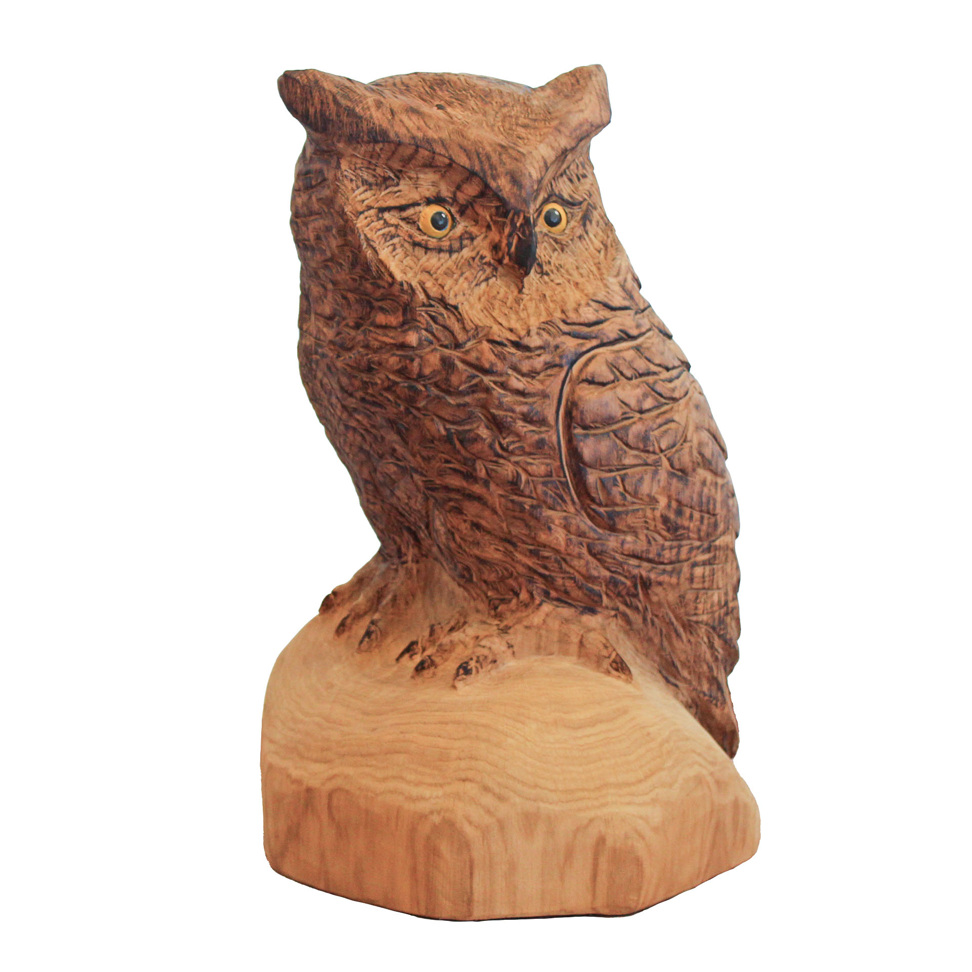 Träskulptur Uggla