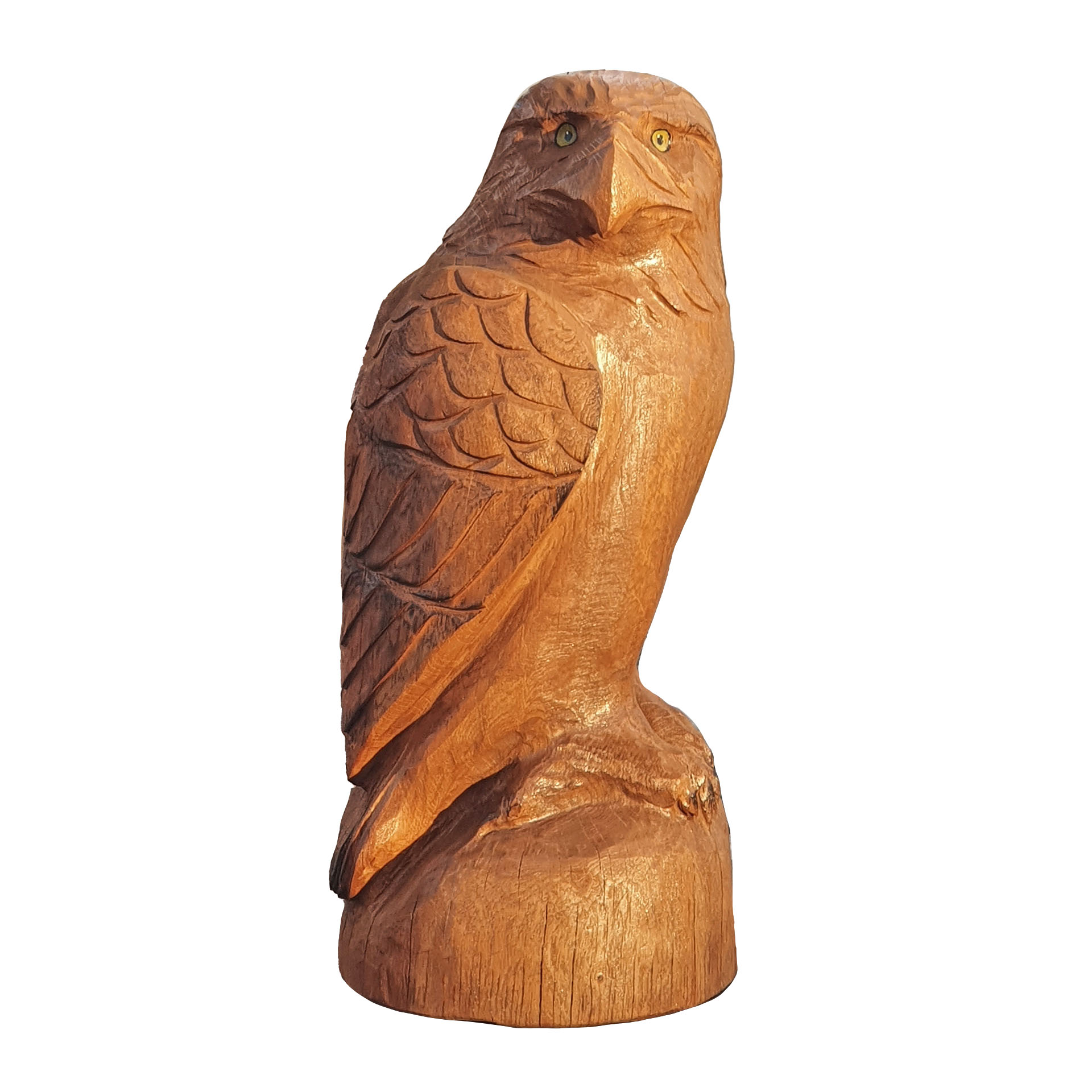 Träskulptur Örn