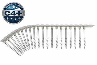 Collated Decking Screw C4 Approved for Outdoor usage 4,2 X 55
