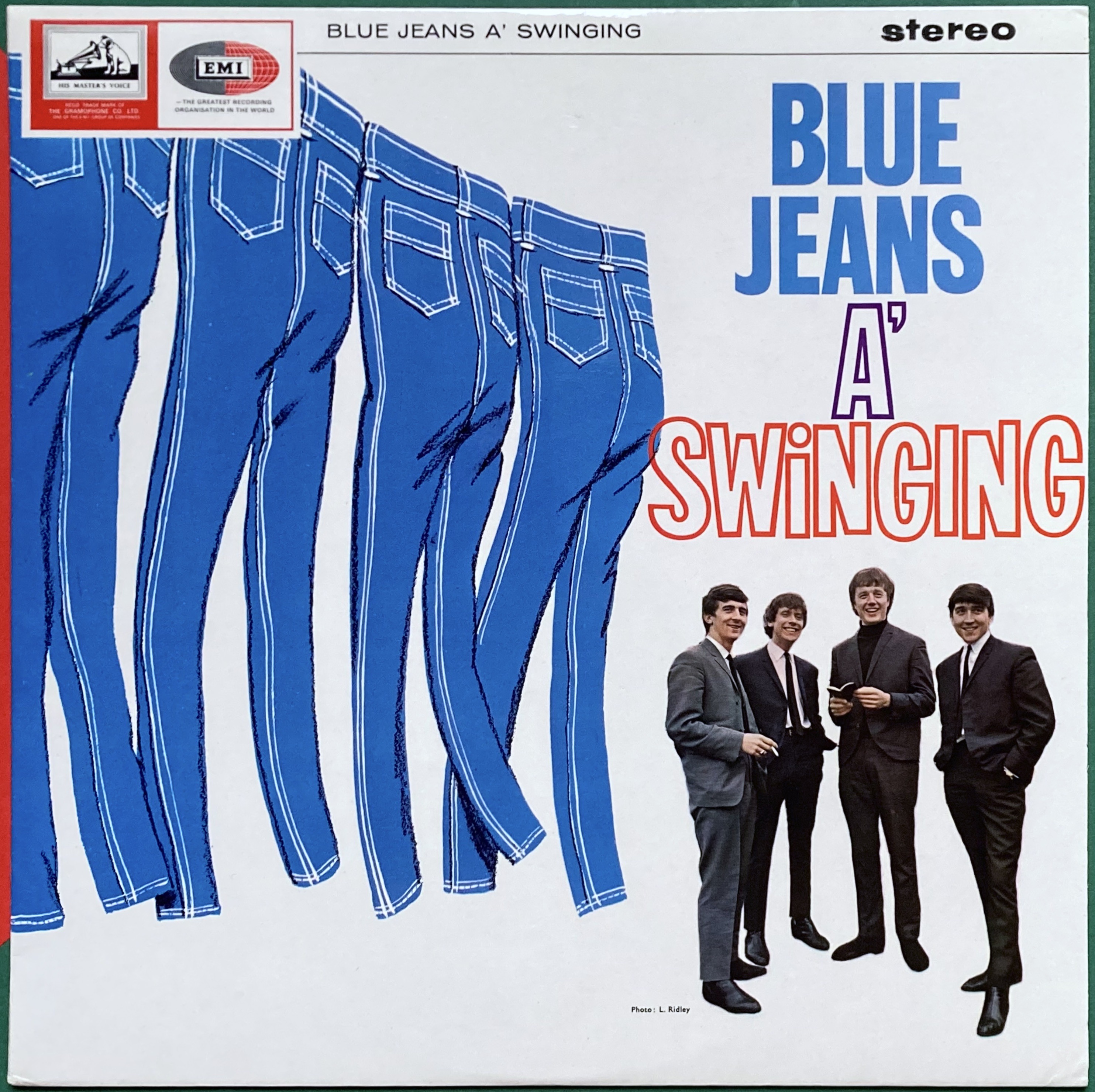 SWINGING BLUE JEANS - Blue jeans a´ swinging UK-orig LP 1964 - 2