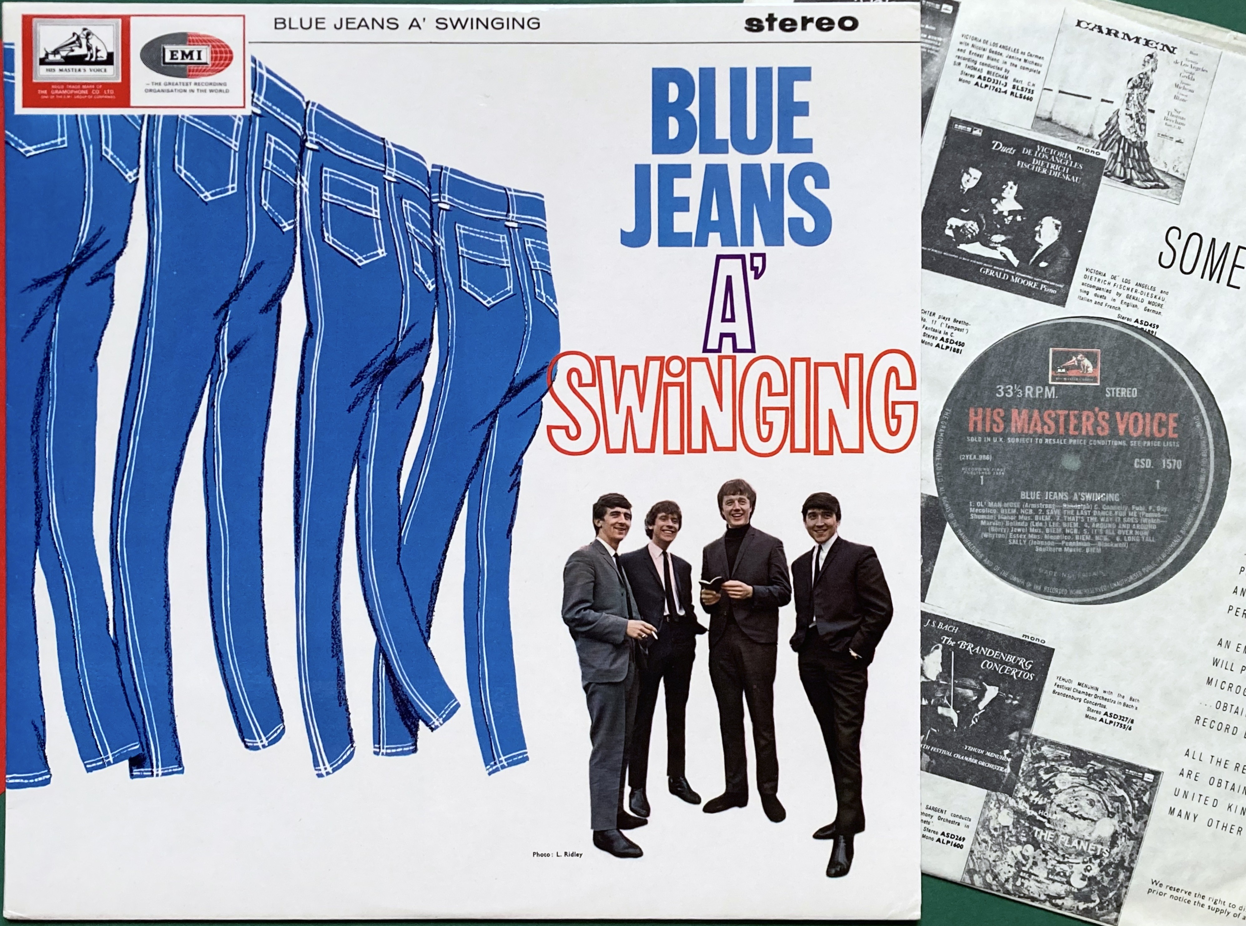 SWINGING BLUE JEANS - Blue jeans a´ swinging UK-orig LP 1964
