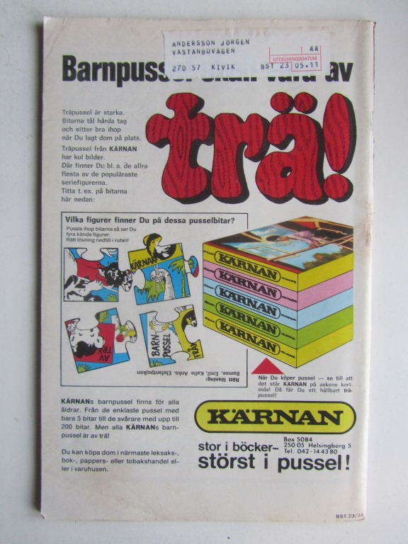 Buster 1974 23 Med bilaga - 2